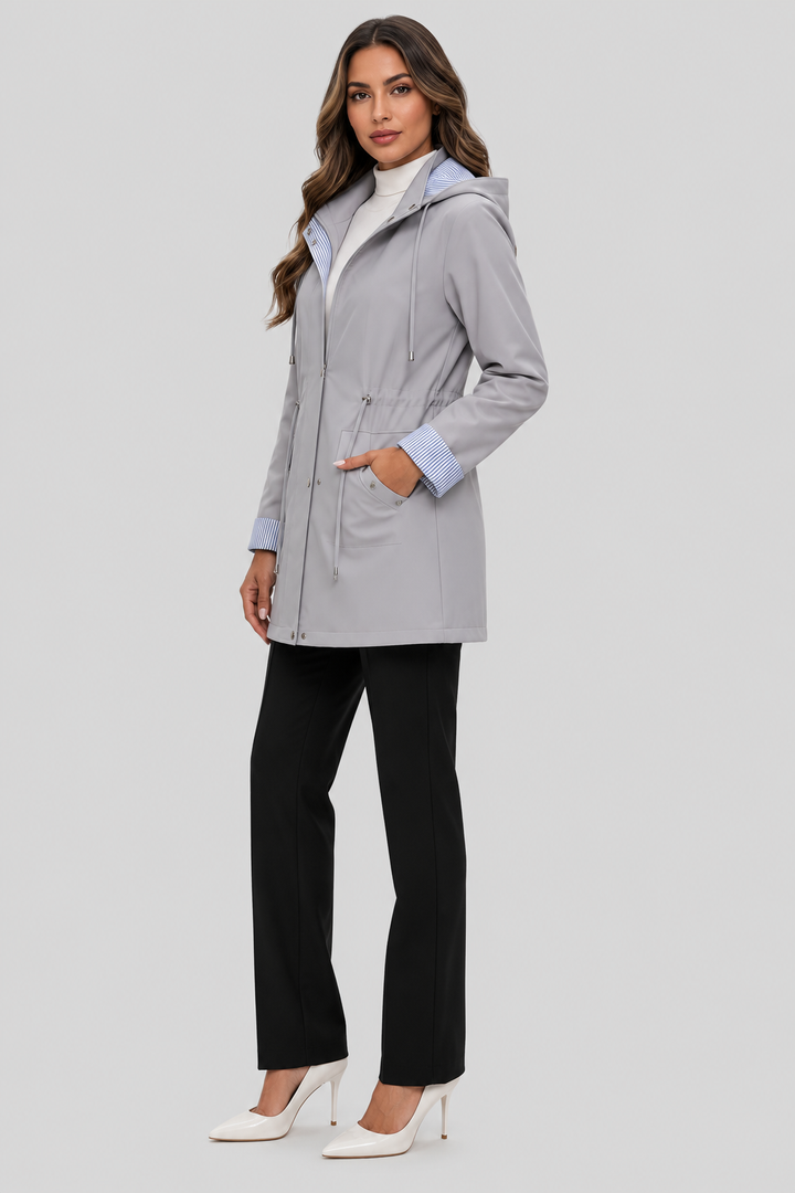 Virginia | parka midi con cappuccio