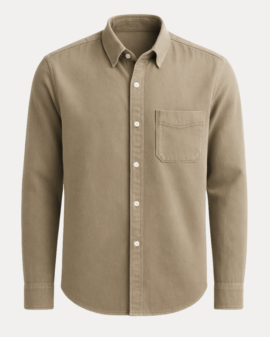 Ugo | camicia in cotone spazzolato