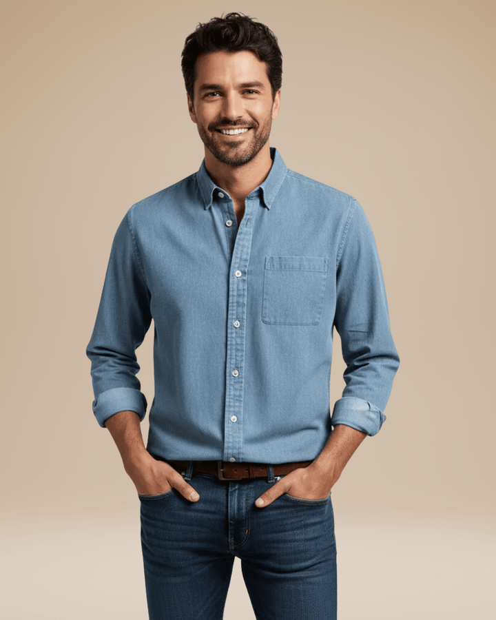 Ugo | camicia in cotone spazzolato