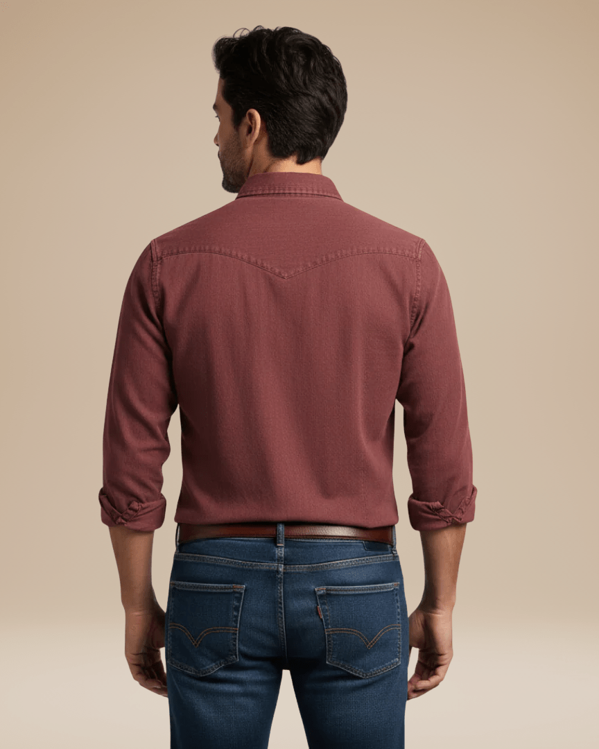 Ugo | camicia in cotone spazzolato