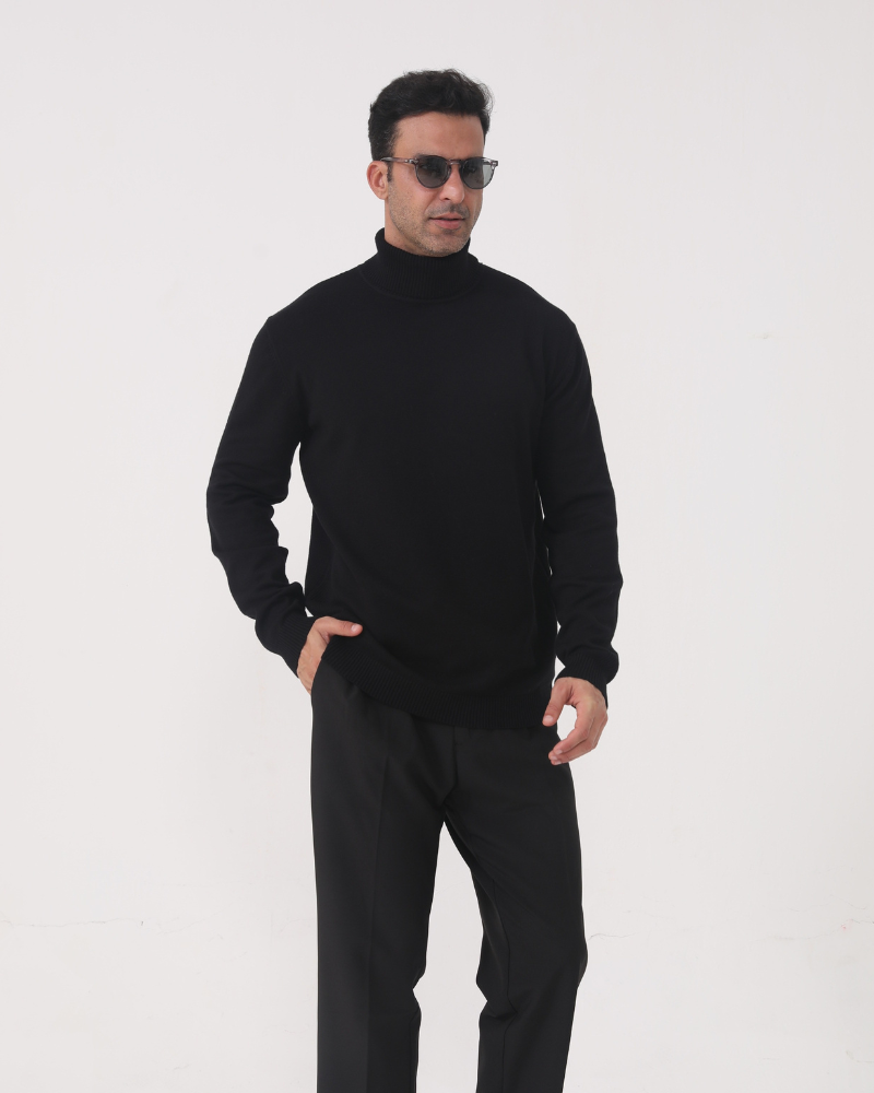 Federico | maglione collo alto uomo – dolcevita elegante slim