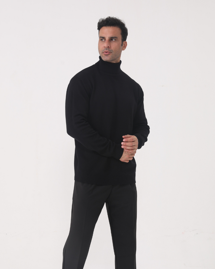 Federico | maglione collo alto uomo – dolcevita elegante slim