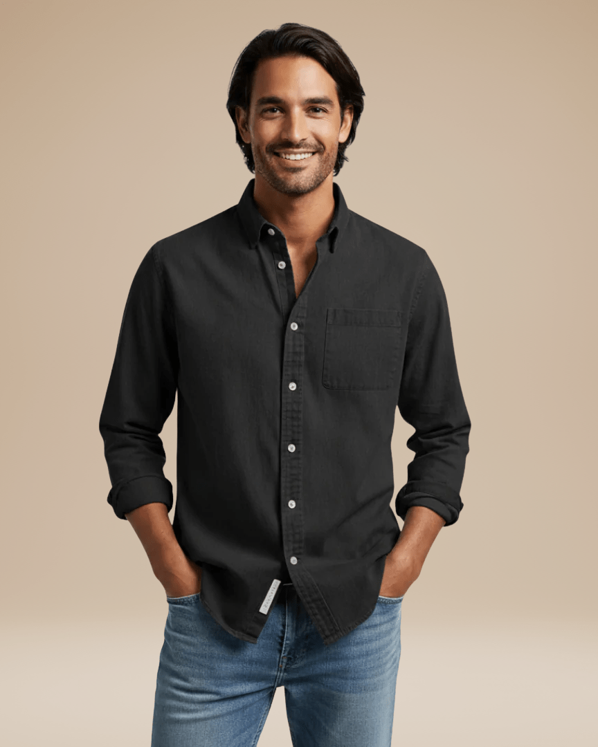 Ugo | camicia in cotone spazzolato