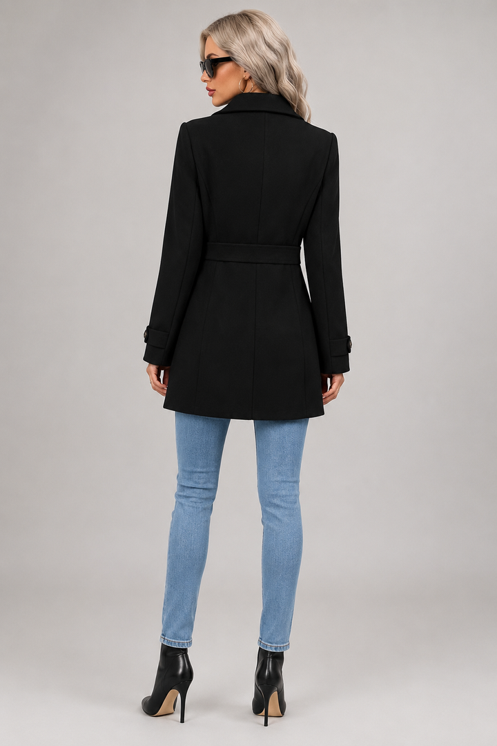 Costanza | cappotto midi con cintura
