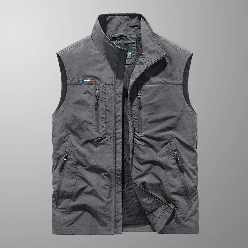 Mattia – gilet cargo uomo leggero e traspirante