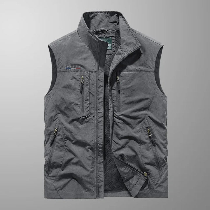 Mattia – gilet cargo uomo leggero e traspirante