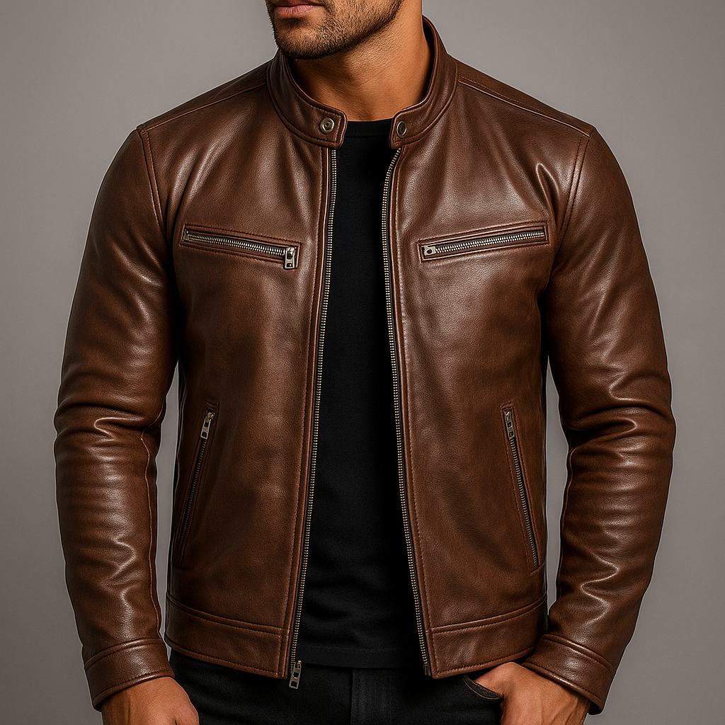 Edoardo | giacca uomo vintage in pelle