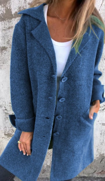 Ada | cappotto lungo monopetto