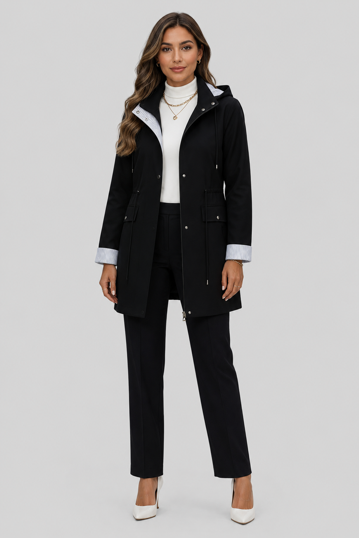 Virginia | parka midi con cappuccio