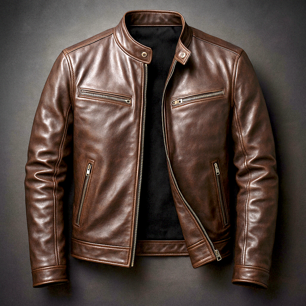 Edoardo | giacca uomo vintage in pelle