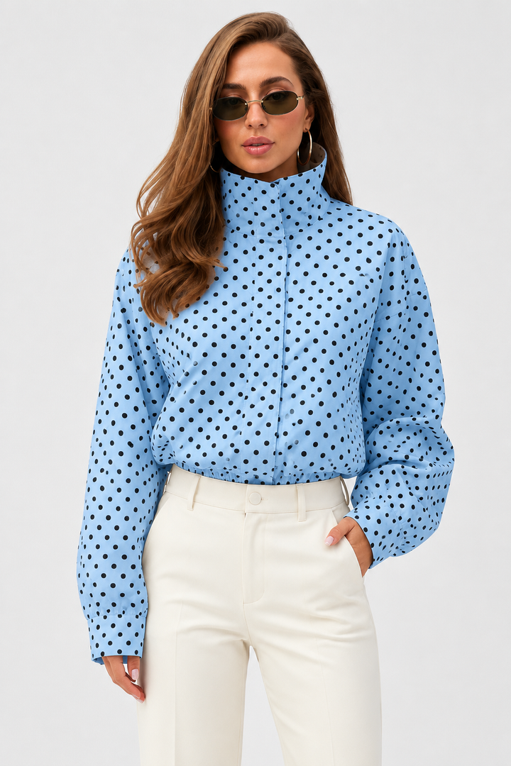 Cecilia | giacca leggera a pois