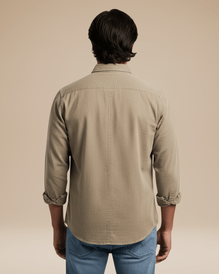Ugo | camicia in cotone spazzolato