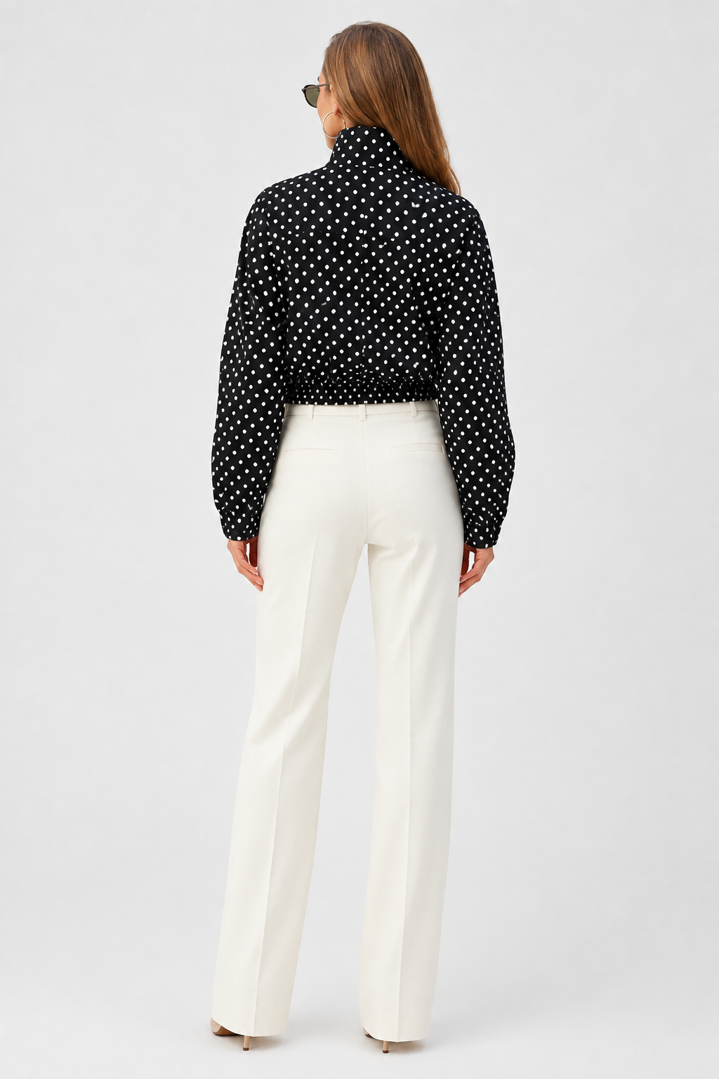 Cecilia | giacca leggera a pois