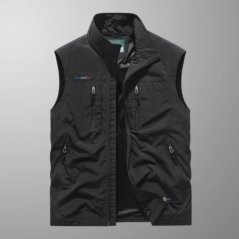 Mattia – gilet cargo uomo leggero e traspirante