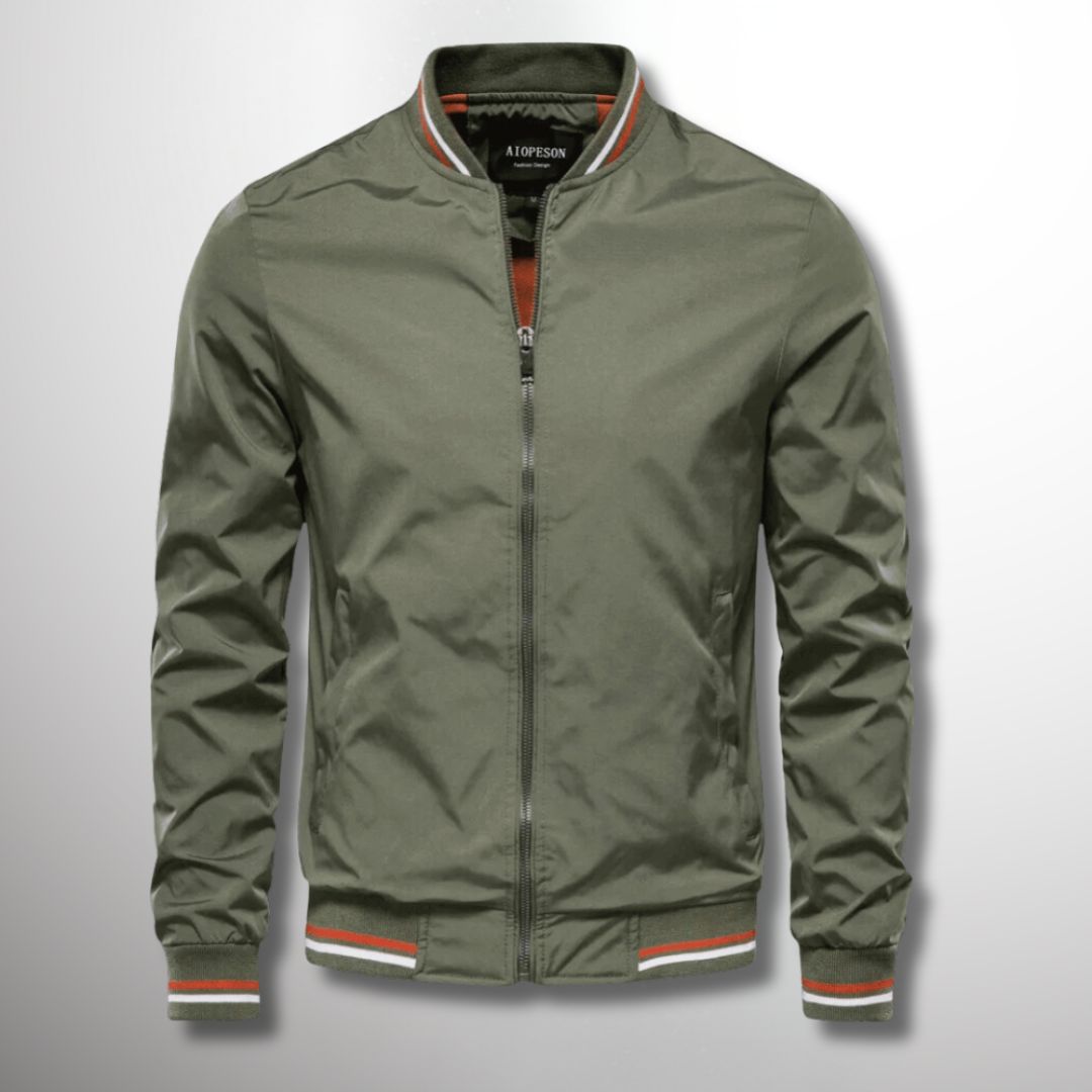 Amedeo – giacca impermeabile uomo con zip