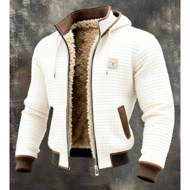Giacca invernale uomo con fodera sherpa e cappuccio – Sergio