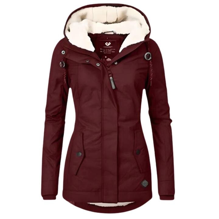 Rosalia – parka donna invernale con fodera in sherpa