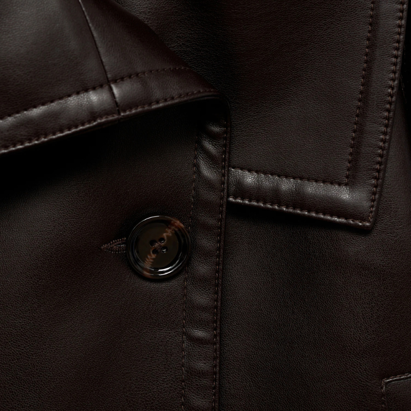 Giacca pelle donna corta doppiopetto – Livia