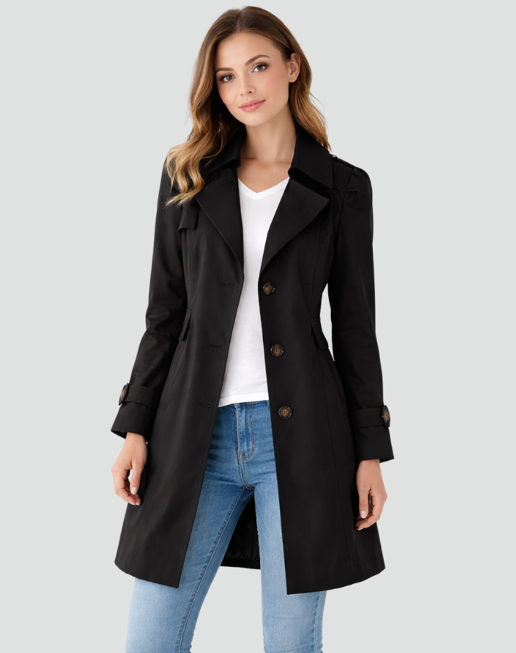Agnese | trench corto sciancrato
