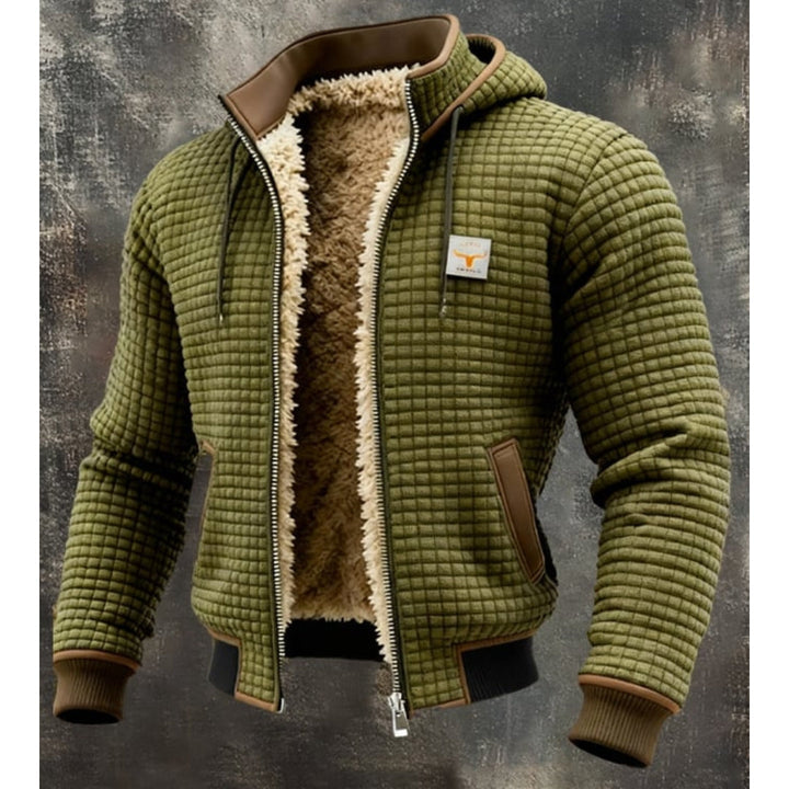 Giacca invernale uomo con fodera sherpa e cappuccio – Sergio