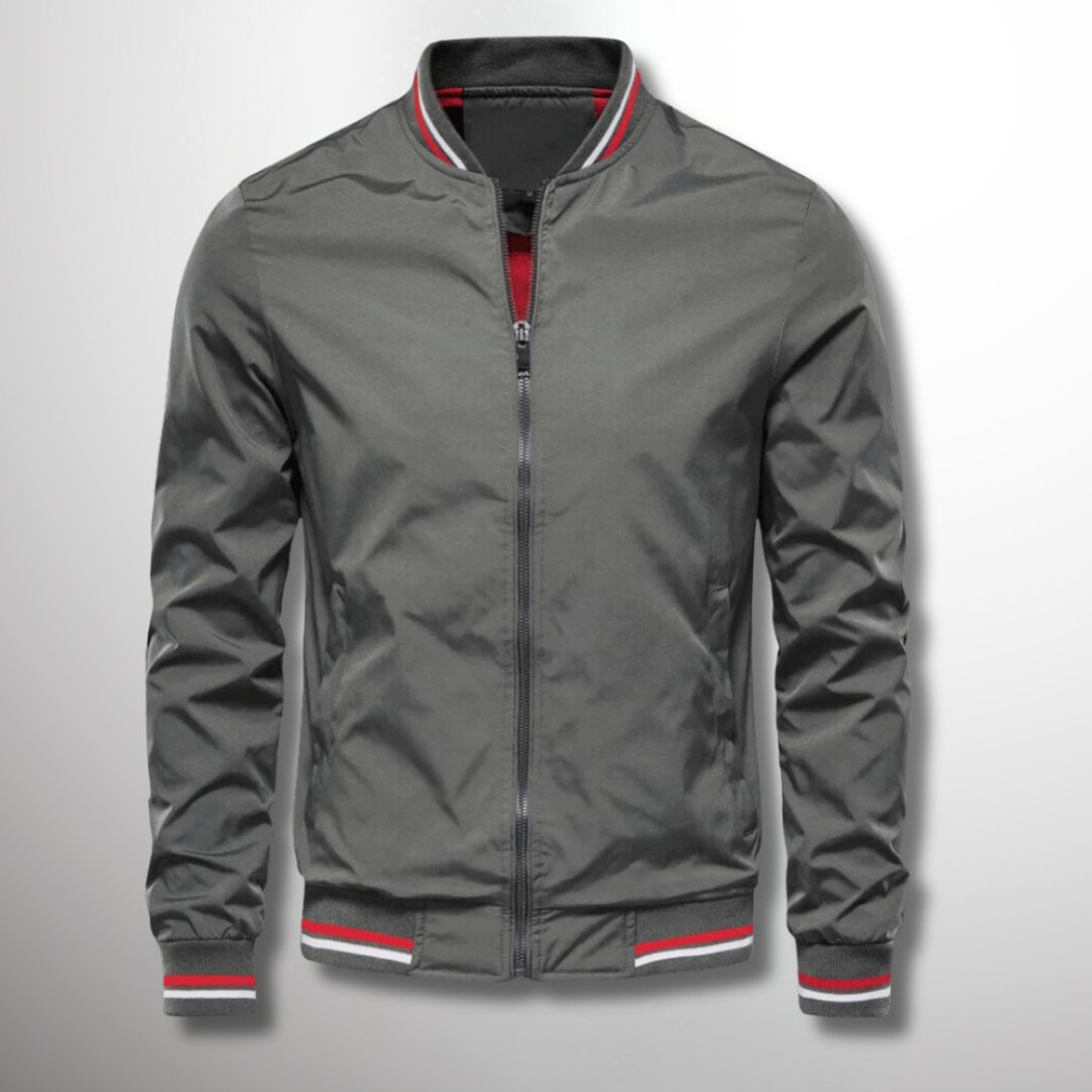 Amedeo – giacca impermeabile uomo con zip