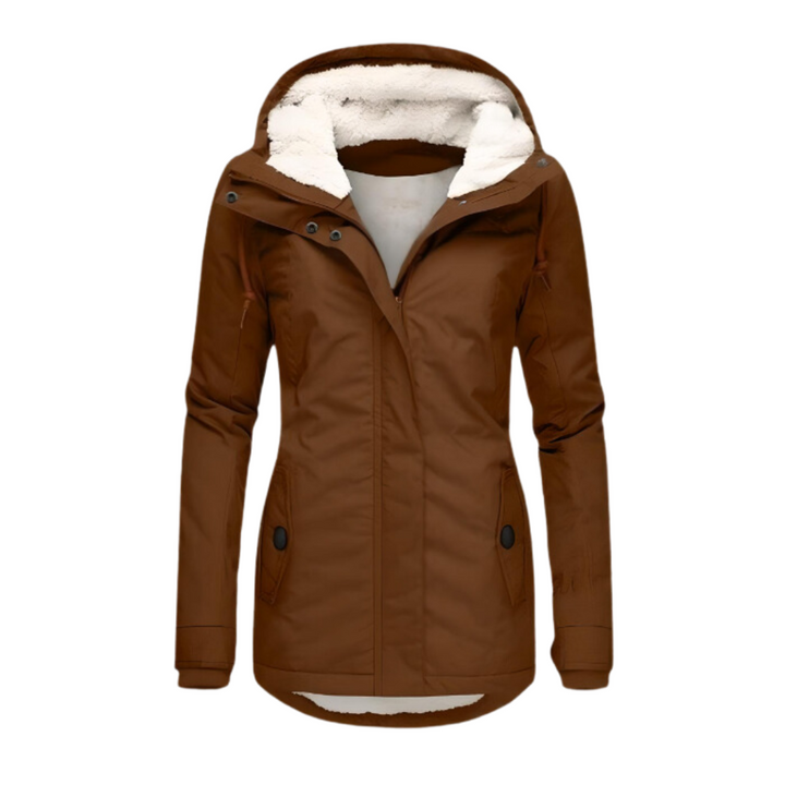 Rosalia – parka donna invernale con fodera in sherpa