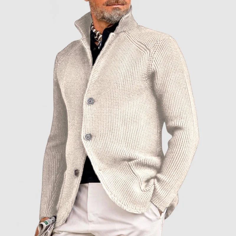 Dante – cardigan uomo in maglia fine con bottoni