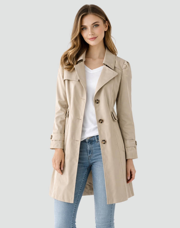 Agnese | trench corto sciancrato