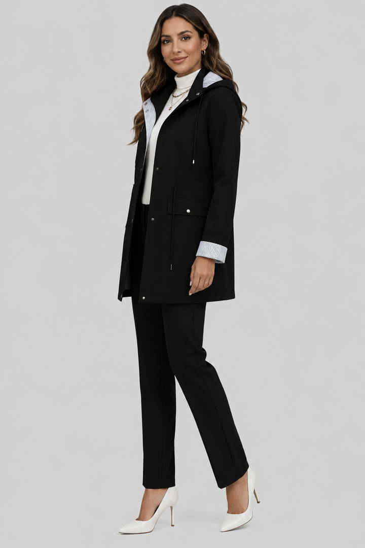 Virginia | parka midi con cappuccio