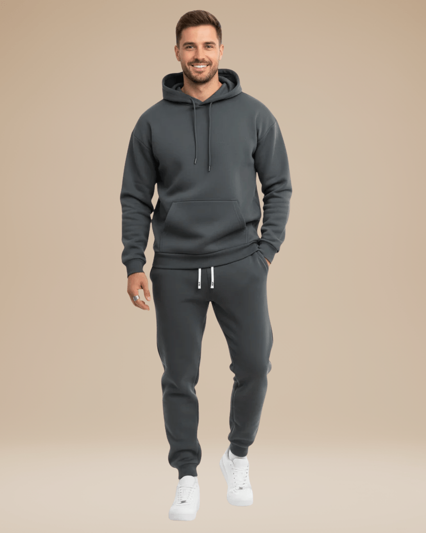 Samuele – tuta uomo con felpa con cappuccio e jogger