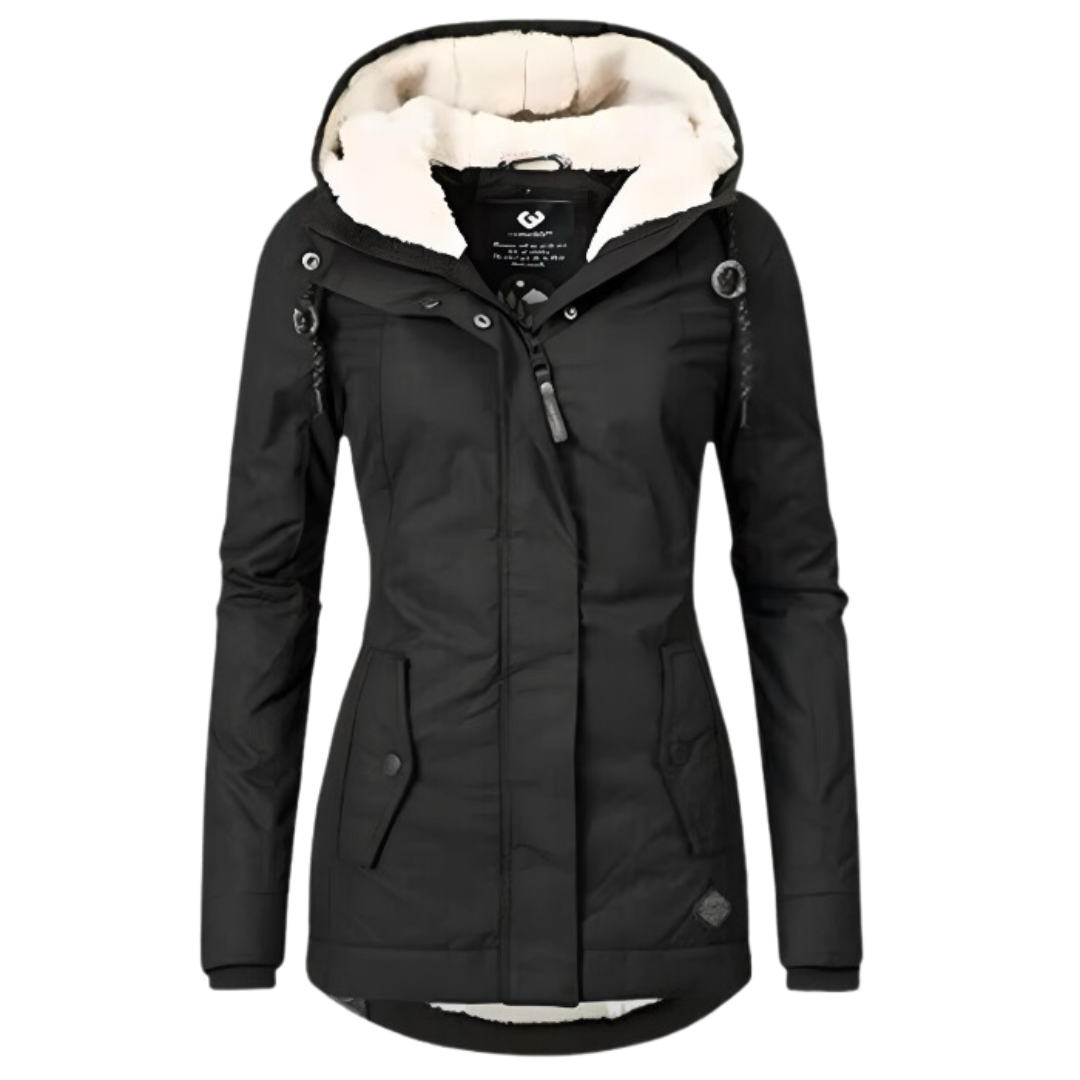 Rosalia – parka donna invernale con fodera in sherpa