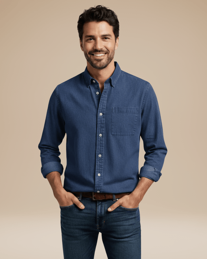 Ugo | camicia in cotone spazzolato