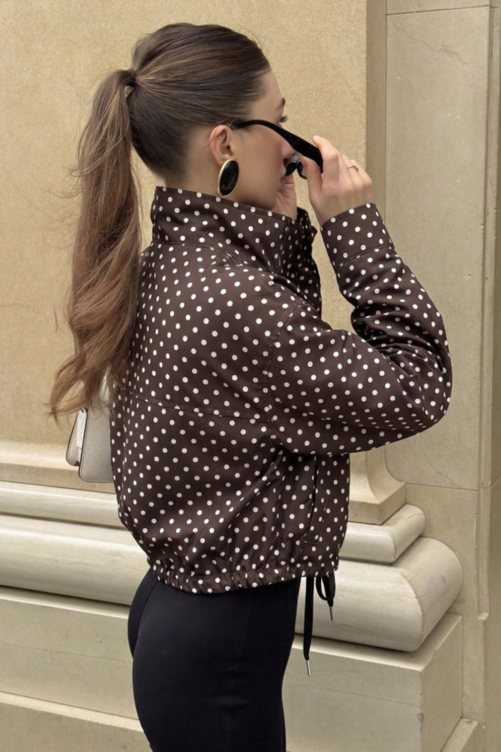Cecilia | giacca leggera a pois