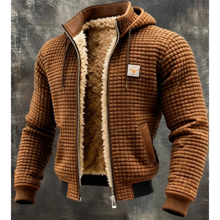 Giacca invernale uomo con fodera sherpa e cappuccio – Sergio