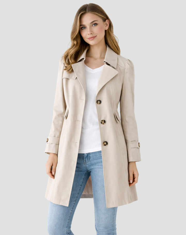 Agnese | trench corto sciancrato