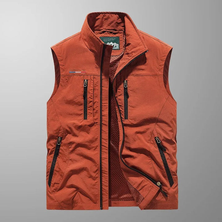 Mattia – gilet cargo uomo leggero e traspirante