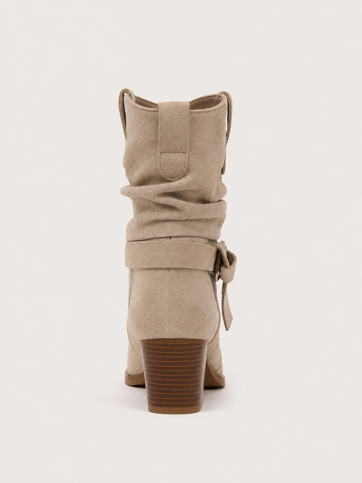 Mara | stivaletti texani arricciati
