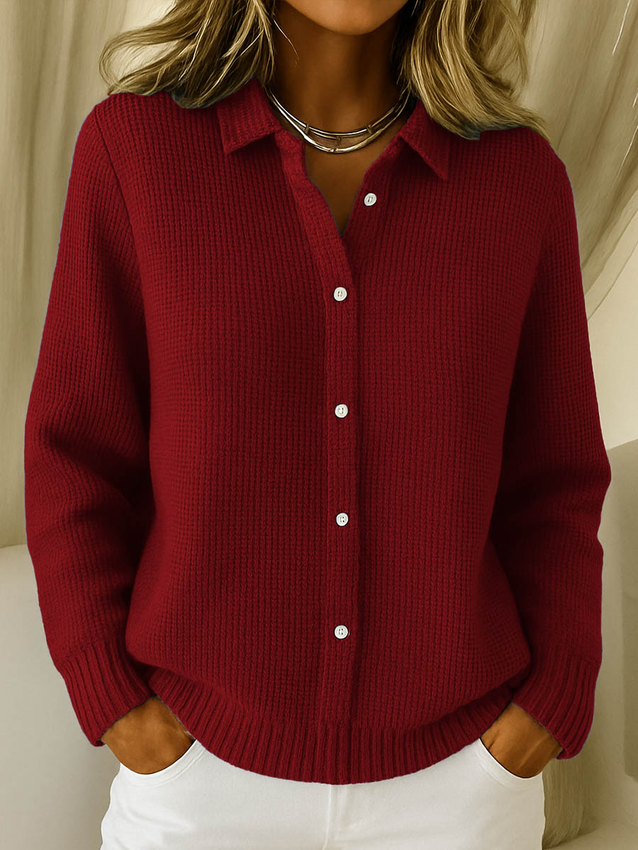 Maura – cardigan donna in maglia con bottoni