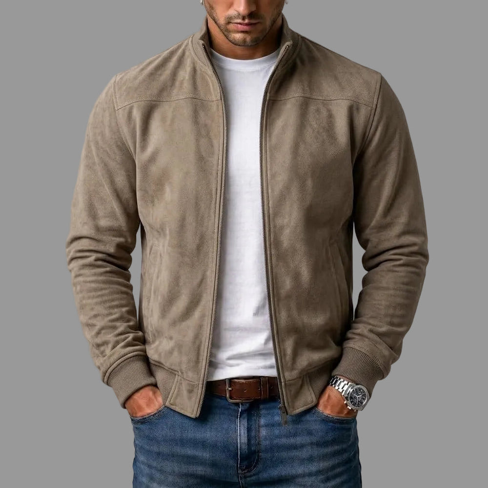 Marco | giacca bomber uomo scamosciata
