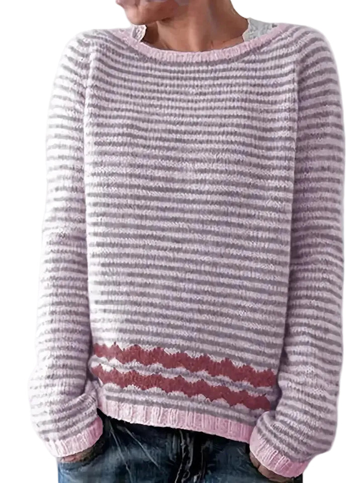 Sofia | maglione casual da donna con sottili righe