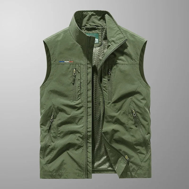 Mattia – gilet cargo uomo leggero e traspirante