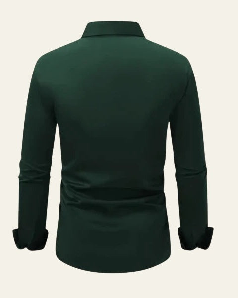 Zeno | camicia stretch colletto strutturato