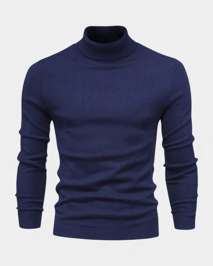 Ernesto – maglione dolcevita uomo a costine