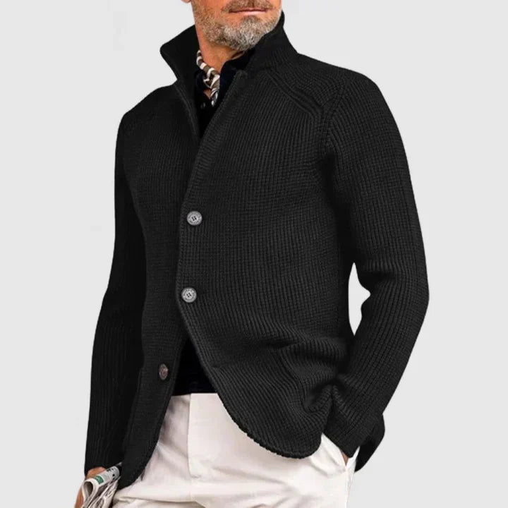 Dante – cardigan uomo in maglia fine con bottoni
