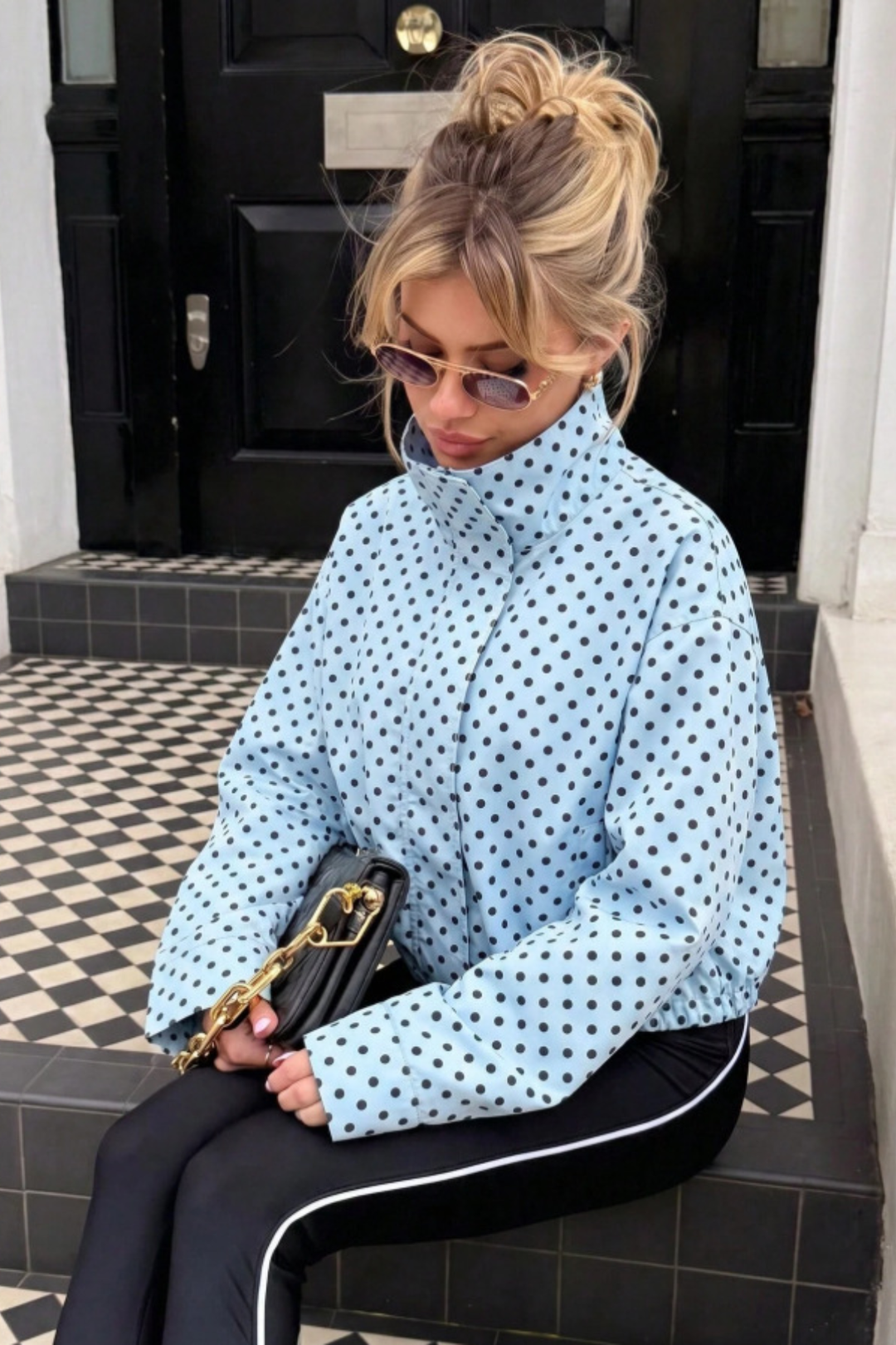 Cecilia | giacca leggera a pois