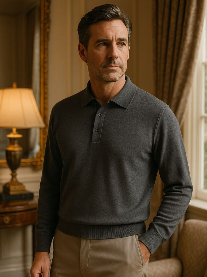 Adrian | polo di lana con bottoni