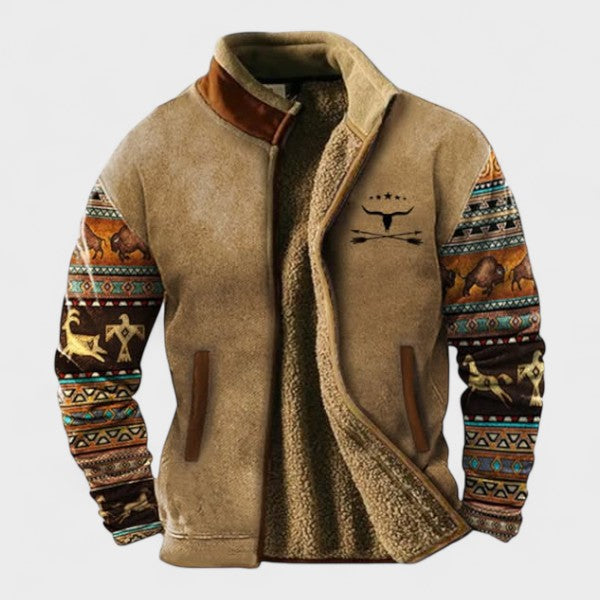 Adrien | giacca in fleece elegante per uomo con fodera termica