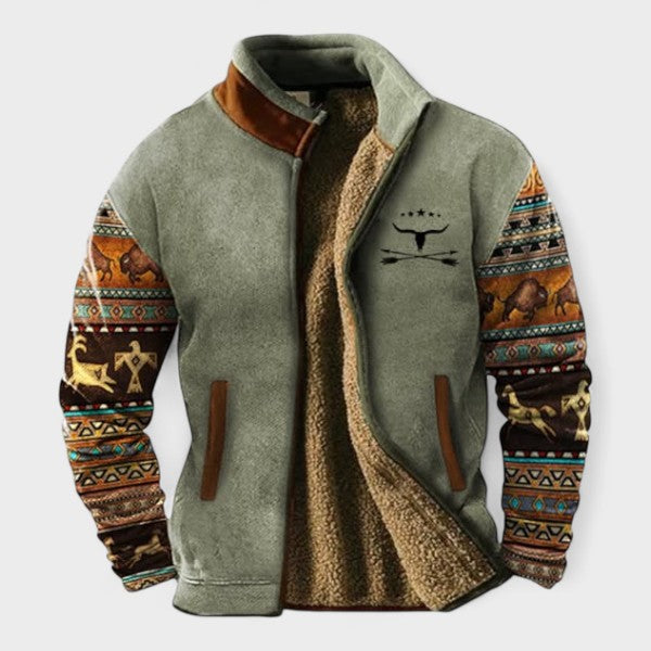 Adrien | giacca in fleece elegante per uomo con fodera termica