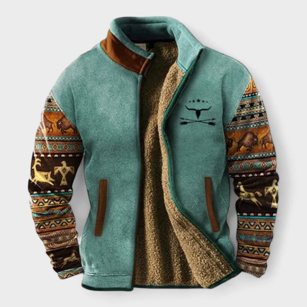 Adrien | giacca in fleece elegante per uomo con fodera termica