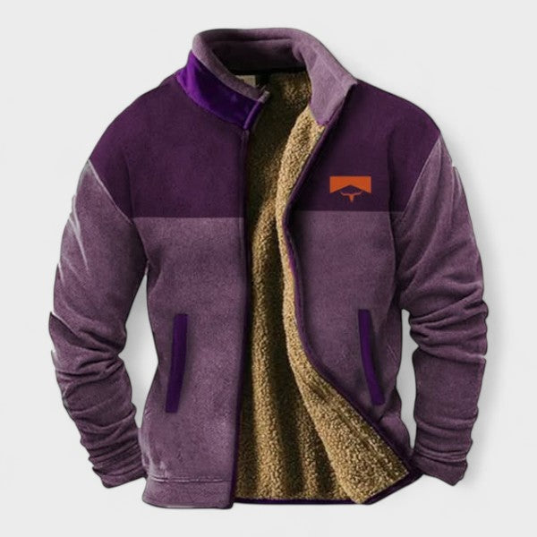 Adrien | giacca in fleece elegante per uomo con fodera termica